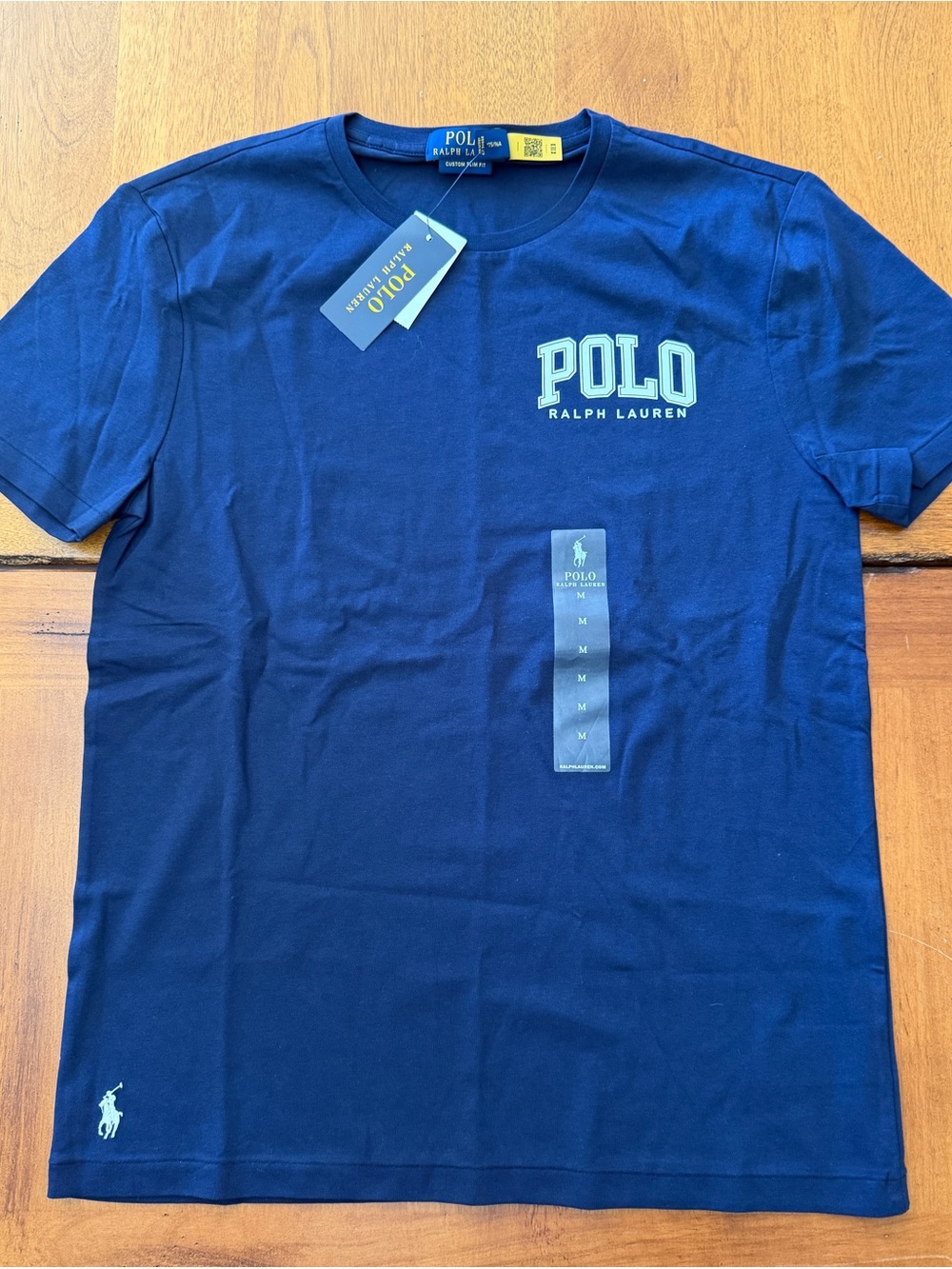 NEW Polo by Ralph Lauren Men’s Custom Fit Logo Crew Neck T-Shirt